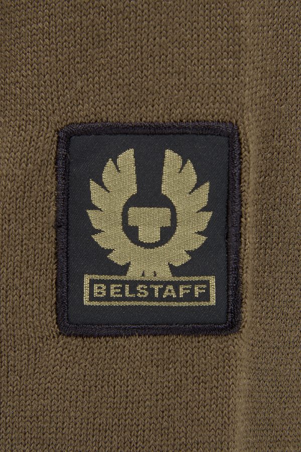 Belstaff New Kelby Men’s Zip Up Cardigan Brown  - New W21 Collection