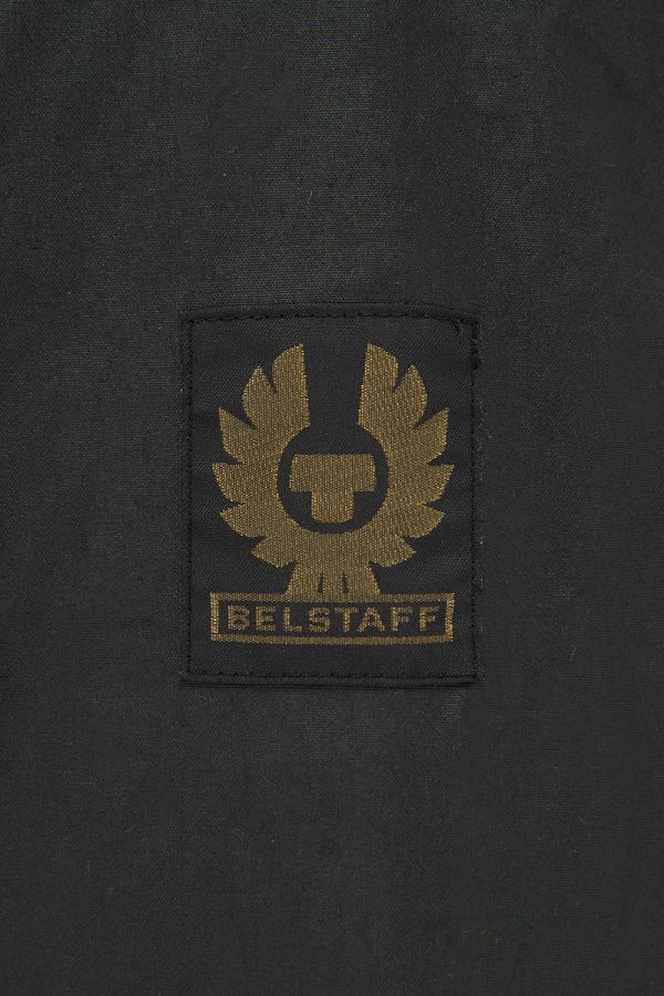 Belstaff Scouter Men’s Wax Cotton Bomber Jacket Black - New W21 Collection
