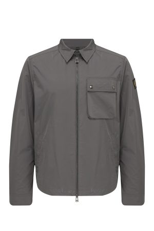 Belstaff Wayfare Men’s Water-repellent Overshirt Grey  - New W21 Collection