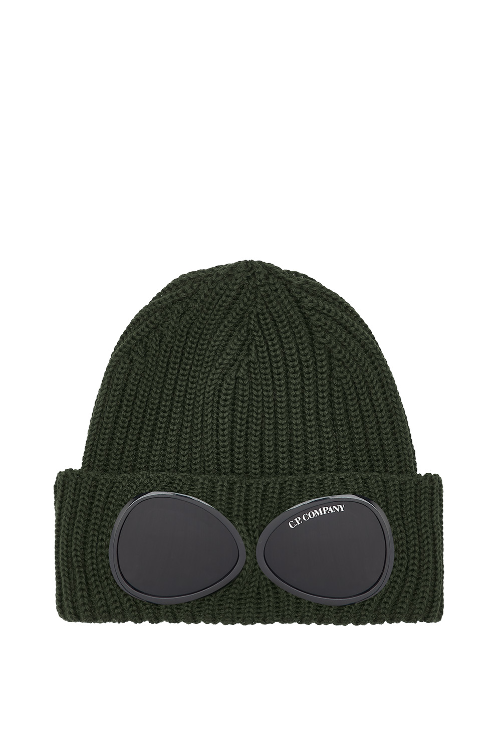 New CP Company Black Army Green Goggle Hat Cap Beanie