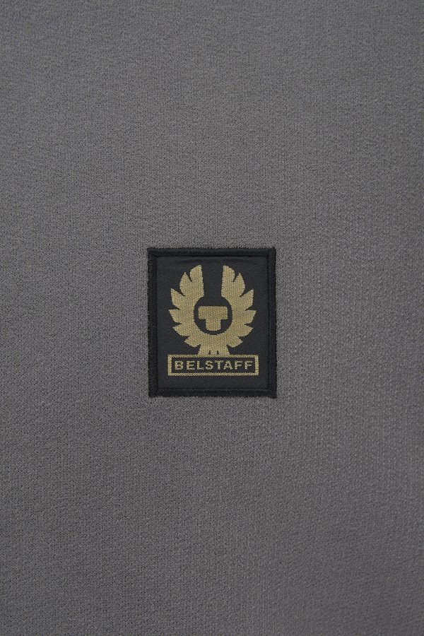 Belstaff Men's Cotton Fleece Sweatshirt Grey - New W21 Collection