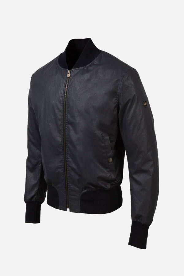 Matchless Ian Men's Leather Bomber Jacket Navy - New W21 Collection