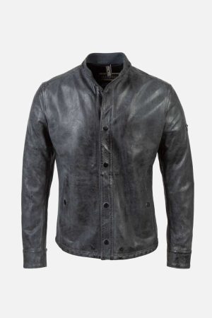 Matchless Shoreditch Shirt Men's Leather Jacket Ottanio - New W21 Collection