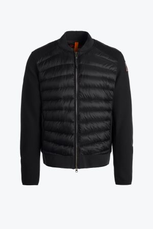 Parajumpers Terence Men's Honeycomb-knit Down Jacket Black – New W21 Collection