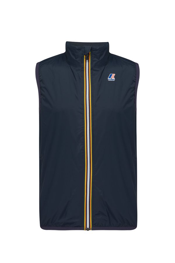 K-Way Le Vrai Claude 3.0 Rouland Warm Unisex Gilet Navy - New W21 Collection