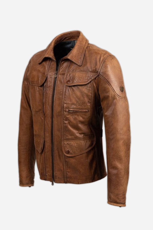 Matchless Kensington 2.0 Men's Leather Jacket Classic Brown - New W21 Collection