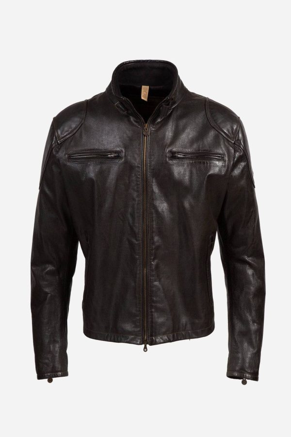 Matchless Osborne Vent Men's Leather Blouson Antique Black