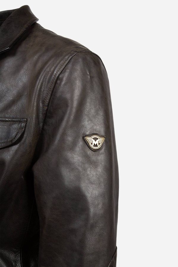 Matchless Ian Blazer Men’s Leather Jacket Antique Black