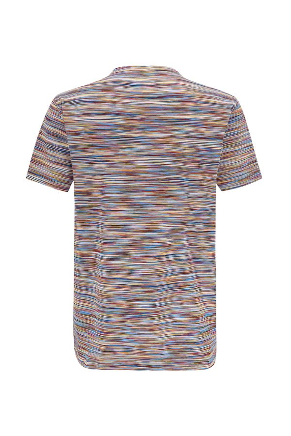 Missoni Men’s Space-dye T-shirt Multicoloured  - New S22 Collection