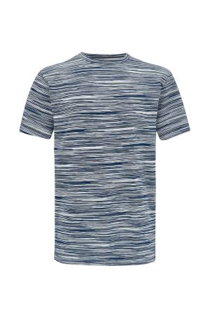 Missoni Men’s Crew-neck Striped T-shirt Navy - New S22 Collection