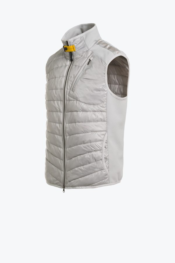 Parajumpers Zavier Men's Hybrid Gilet Silver – New S22 Collection