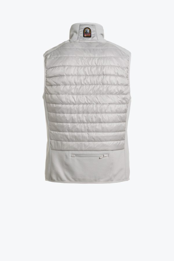Parajumpers Zavier Men's Hybrid Gilet Silver – New S22 Collection