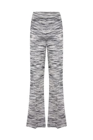 Missoni Women's Space-dye Flared Trousers Black - New S22 Collection