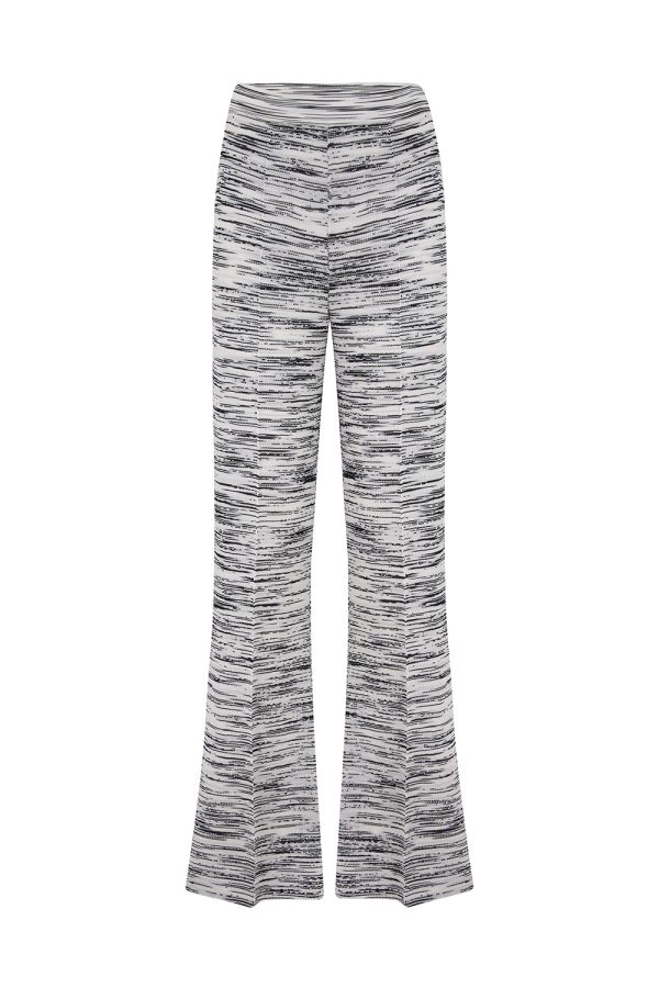 Missoni Women's Space-dye Flared Trousers Black - New S22 Collection
