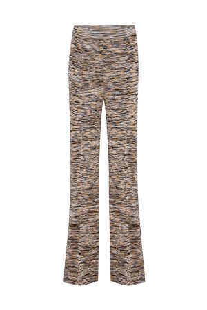 Missoni Women's Space-dye Kitted Pants Yellow - New S22 Collection