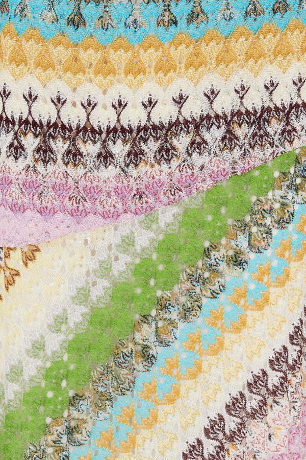 Missoni Women's Crochet Knit Maxi Skirt Multicoloured - New S22 Collection