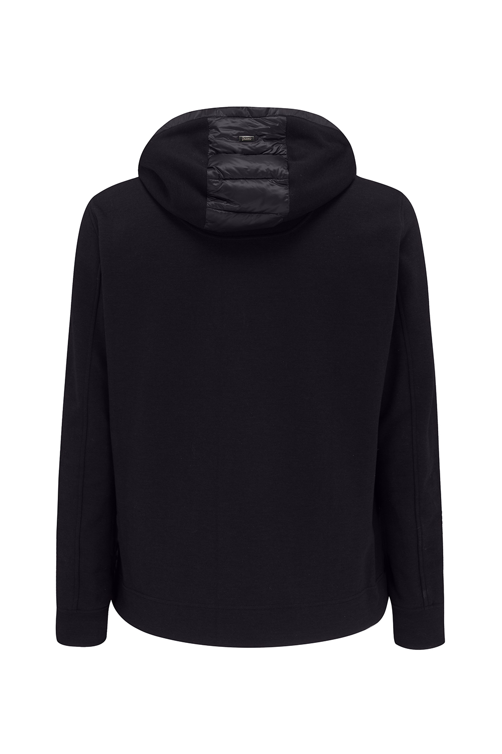 Herno Men’s Quilted Shell Cotton-blend Hoodie Black - New S22 ...