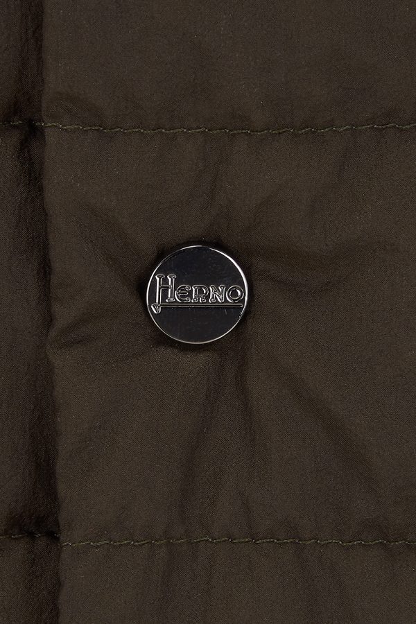 Herno Men’s 2-pocket Light Down Jacket Khaki - New S22 Collection