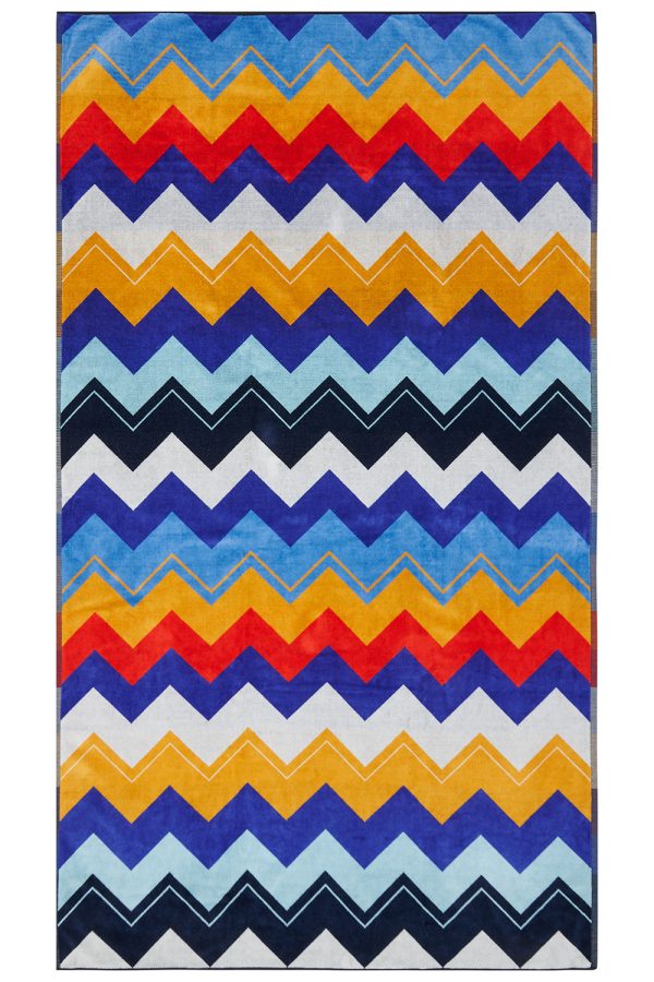 Missoni Zigzag Cotton-terry Beach Towel Multicoloured - New S22 Collection