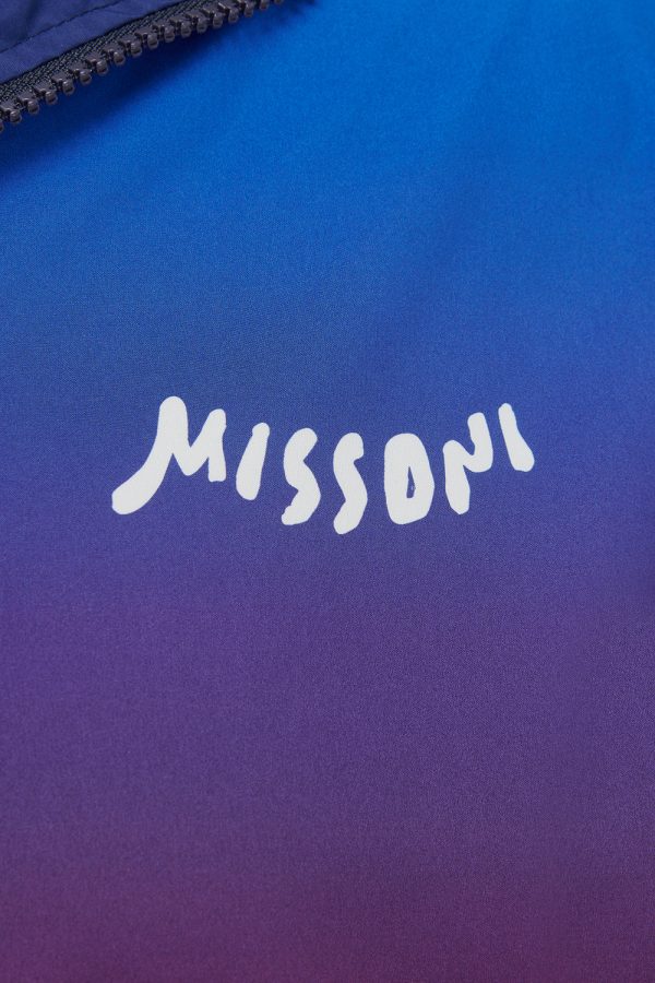 Missoni Men’s Gradient Stripe Techno Jacket Multicoloured - New S22 Collection