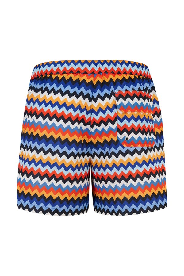 Missoni Men's Zigzag Swim Shorts Multicoloured - New S22 Collection