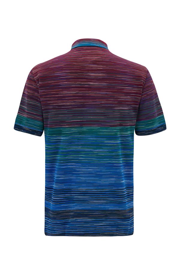 Missoni Men's Cotton Piqué Polo Shirt Multicoloured - New W22 Collection