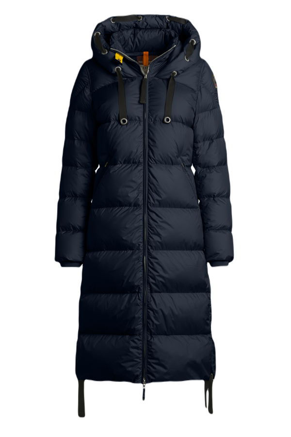 Parajumpers Panda Women's Long Down Jacket Ink Blue - New W22 Collection