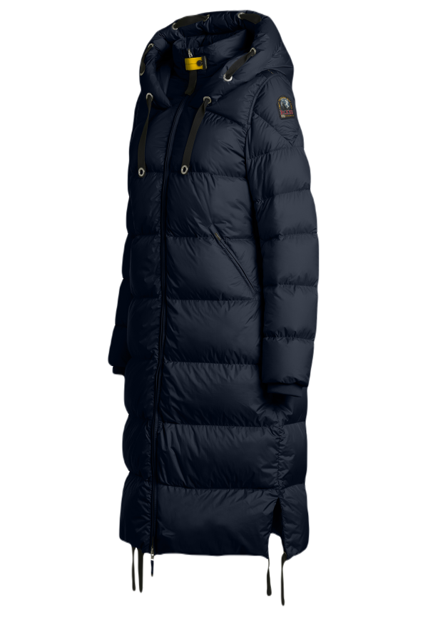 Parajumpers Panda Women's Long Down Jacket Ink Blue - New W22 Collection