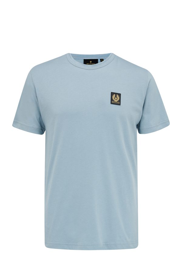 Belstaff Men's Crew-neck T-shirt Arctic Blue - New W22 Collection