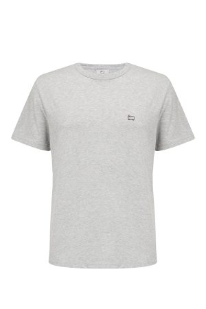 Woolrich Men's Crew-neck T-shirt Light Grey - New W22 Collection
