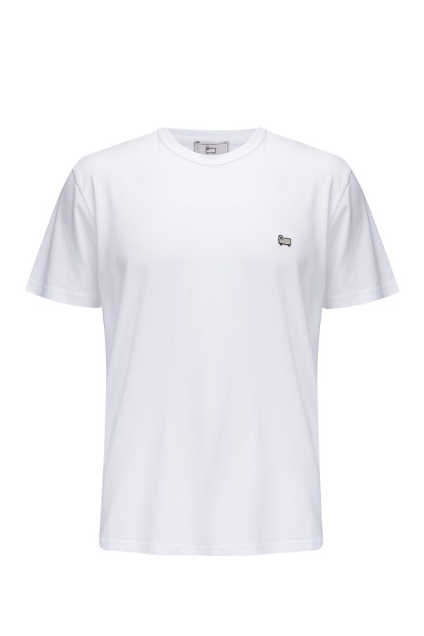 Woolrich Men's Organic Cotton T-shirt White - New W22 Collection