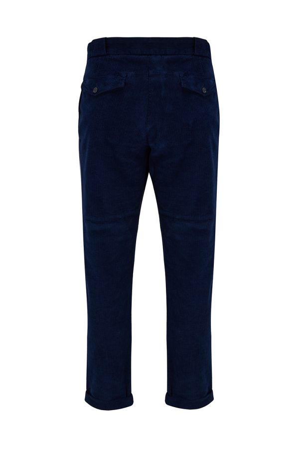 Woolrich Men's Corduroy Pants Melton Blue - New W22 Collection
