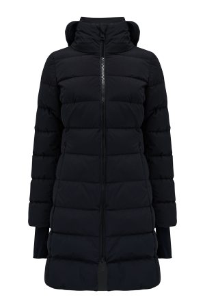 Herno Women’s Quilted Laminar Coat Black - New W22 Collection