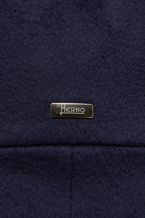 Herno Women’s Wool & Nylon Coat Blue - New W22 Collection