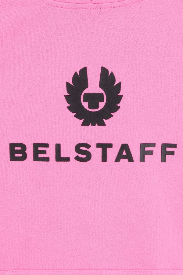 Belstaff Big-Logo Signature Hoody Quartz Pink - New S23 Collection