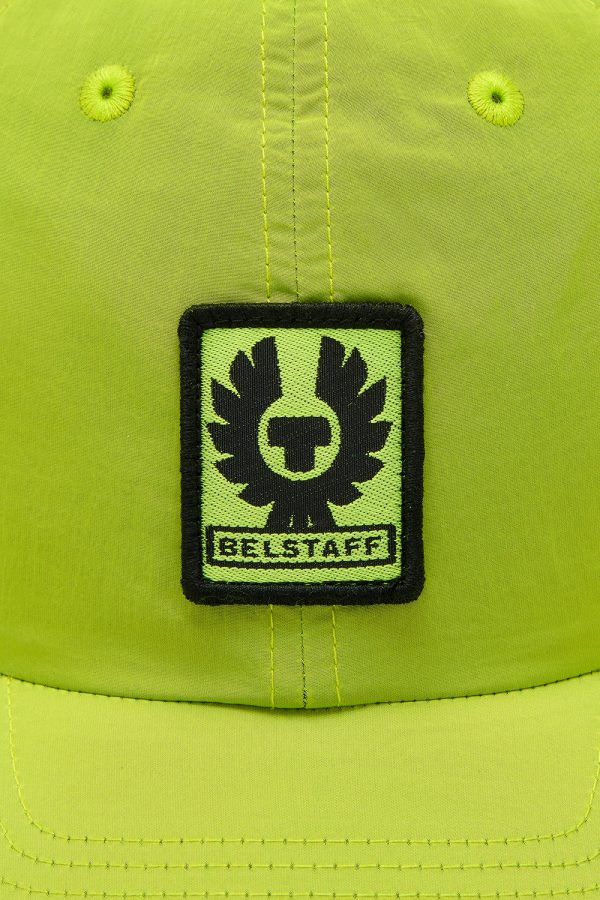 Belstaff Phoenix Logo Cap Neon Yellow - New S23 Collection
