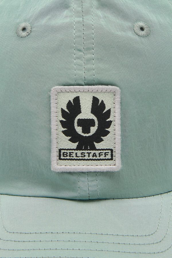 Belstaff Phoenix Logo Cap Steel Green - New S23 Collection