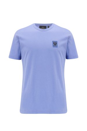 Belstaff Men's Crew-neck T-shirt Mauve - New S23 Collection