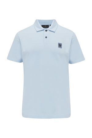 Belstaff Men's Monitor Polo Sky Blue - New S23 Collection