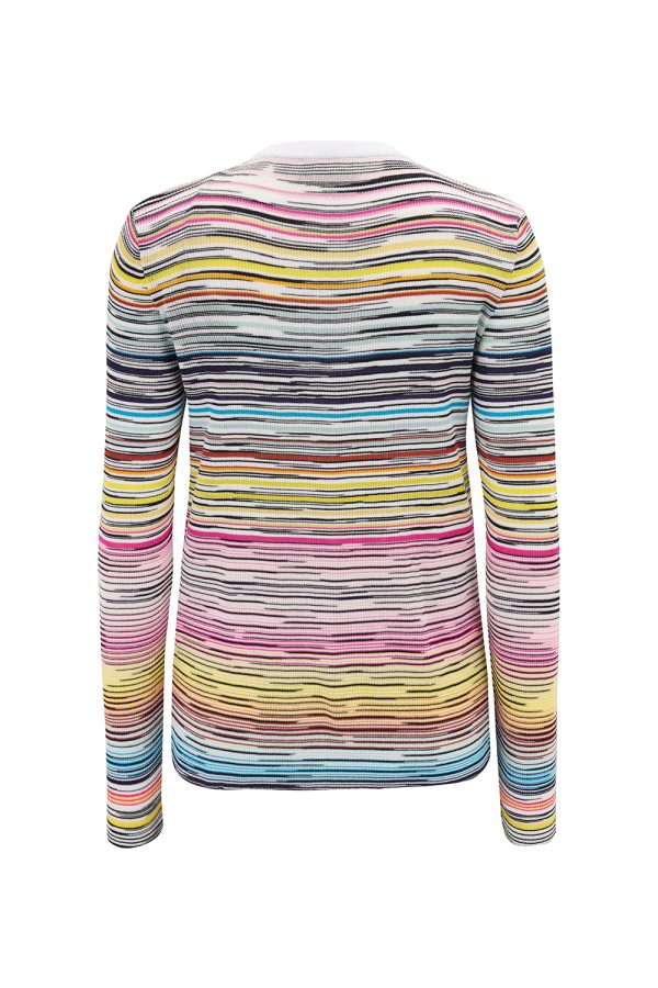 Missoni Women's Stripe-Print Round Neck Cardigan Multicoloured - New S23 Collection
