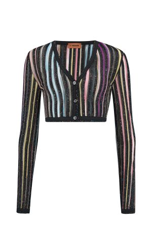 Missoni Women's Crop Cardigan With Sequins - New S23 Collection