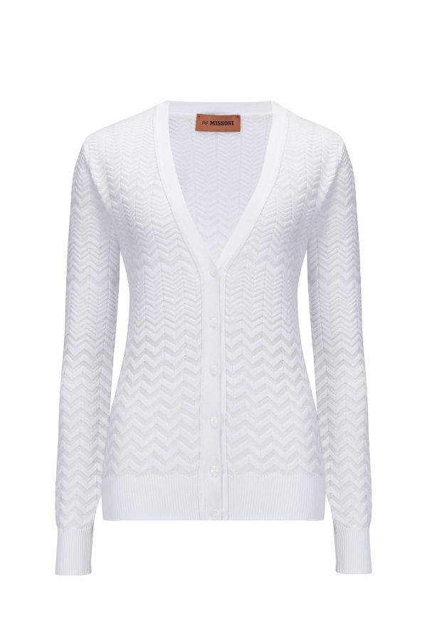 Missoni Women's Cardigan White - New S23 Collection