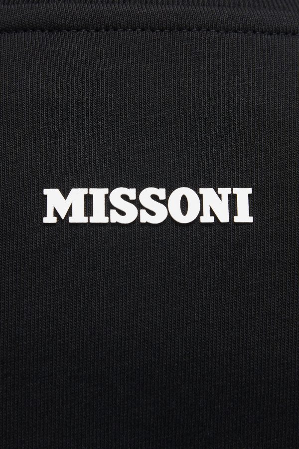 Missoni Men’s Crew-neck T-shirt Black - New S23 Collection